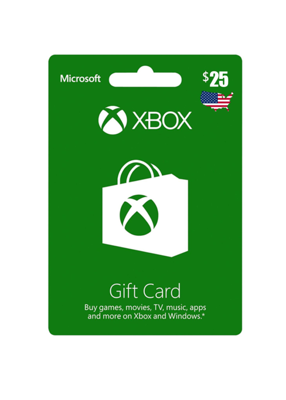 Xbox 25 USD Gift Card (United States) - Digital Key